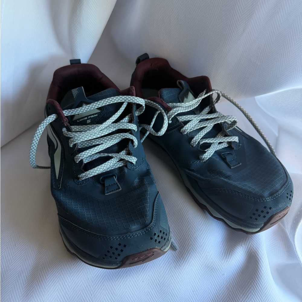 Altra Black and Burgundy Athletic Shoes